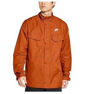 NWT Nike Men's Sportswear M65 Woven Jacket S M L XL 2XL Campfire Orange $100